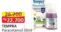 Promo Harga TEMPRA Syrup Paracetamol 30 ml - Alfamart