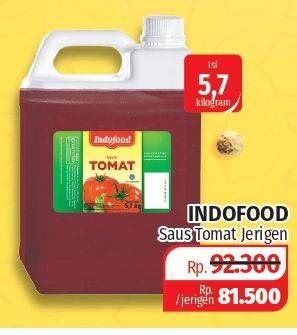 Promo Harga INDOFOOD Saus Tomat 5700 gr - Lotte Grosir