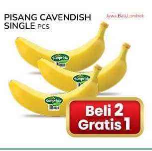 Promo Harga Sunpride Pisang Cavendish  - Indomaret