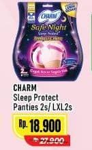 Promo Harga Charm Sleep Protect Plus Panties L-XL 2 pcs - Alfamart