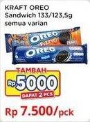 Promo Harga OREO Biskuit Sandwich All Variants 123 gr - Indomaret