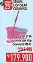 Promo Harga LION STAR Livina Spin Mop BM-45, Standar  - Hypermart