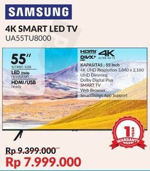 Promo Harga SAMSUNG UA55TU8000 | UHD 4K 55 Inch LED TV  - Courts