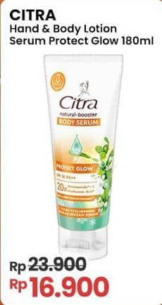 Promo Harga Citra Natural Booster Body Serum Protect Glow 180 ml - Indomaret