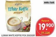 Promo Harga Luwak White Koffie 20 sachet - Superindo