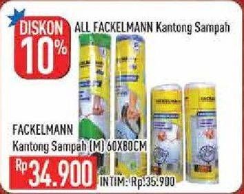 Promo Harga FACKELMANN Kantong Sampah 60 X 80 Cm  - Hypermart