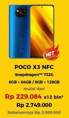 Promo Harga XIAOMI POCO X3 NFC  - Erafone