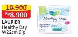 Promo Harga Laurier Healthy Skin Day Wing 22cm 9 pcs - Alfamart