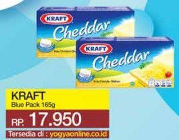 Promo Harga KRAFT Cheese Cheddar 165 gr - Yogya