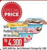 Promo Harga VITA PUDDING Pudding All Variants 105 gr - Hypermart