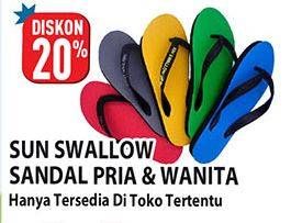 Promo Harga Sun Swallow Sandal Jepit Ladies, Man  - Hypermart