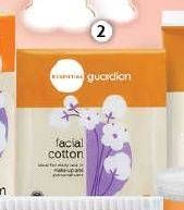 Promo Harga Guardian Essential Facial Cotton 35 gr - Guardian