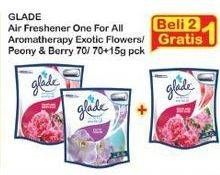 Promo Harga Glade One For All Exotic Flower, Peony Berry Bliss 85 gr - Indomaret