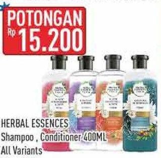 Promo Harga Herbal Essences Shampoo/Conditioner  - Hypermart