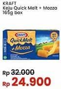 Promo Harga Kraft Quick Melt Mozza 165 gr - Indomaret