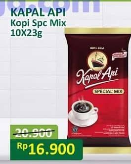 Promo Harga Kapal Api Kopi Bubuk Special Mix per 10 sachet 24 gr - Alfamart