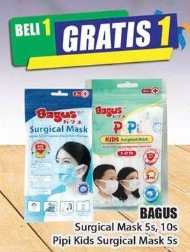 Promo Harga BAGUS Surgical Mask 5 pcs - Hari Hari