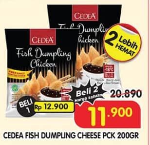 Promo Harga Cedea Dumpling Cheese 200 gr - Superindo