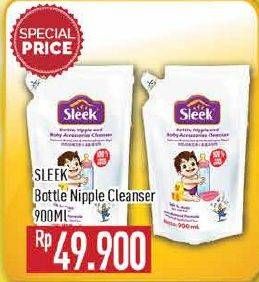 Promo Harga SLEEK Baby Bottle, Nipple and Accessories Cleanser 900 ml - Hypermart