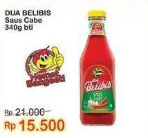 Promo Harga DUA BELIBIS Saus Cabe 340 ml - Indomaret