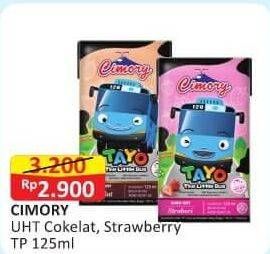 Promo Harga CIMORY Susu UHT Chocolate, Strawberry 125 ml - Alfamart