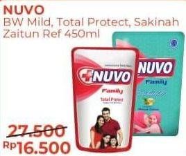 Promo Harga NUVO Body Wash Mild Protect, Total Protect, Sakinah 450 ml - Alfamart