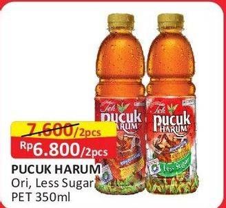 Promo Harga Teh Pucuk Harum Minuman Teh Jasmine, Less Sugar 350 ml - Alfamart