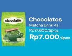 Promo Harga Chocolatos Chocolate Bubuk Matcha per 4 sachet 26 gr - Alfamart