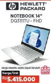 Promo Harga HP 14" Laptop 14S-DQ3111TU  - COURTS