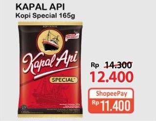 Promo Harga Kapal Api Kopi Bubuk Special 165 gr - Alfamart