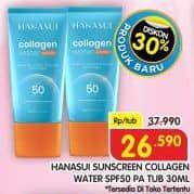 Promo Harga Hanasui Collagen Water Sunscreen 30 ml - Superindo