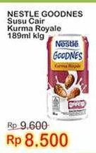 Promo Harga Nestle Goodnes UHT Kurma Royale 189 ml - Indomaret