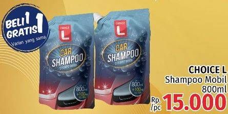 Promo Harga CHOICE L Car Shampoo 800 ml - LotteMart