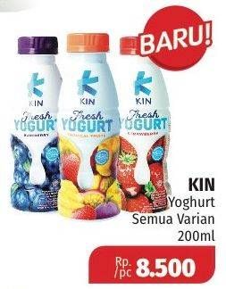 Promo Harga KIN Fresh Yogurt All Variants 200 ml - Lotte Grosir