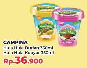 Promo Harga Campina Hula Hula Durian, Kopyor 350 ml - Yogya