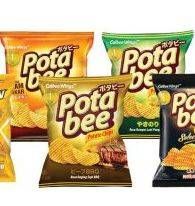 Promo Harga POTABEE Snack Potato Chips Melted Cheese, Ayam Bakar, BBQ Beef, Grilled Seaweed, Salted Egg 57 gr - Carrefour