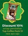 Promo Harga Top Coffee Kopi per 10 sachet - Alfamart