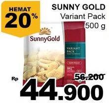 Promo Harga SUNNY GOLD Variant Pack (Naget Kombinasi) 500 gr - Giant