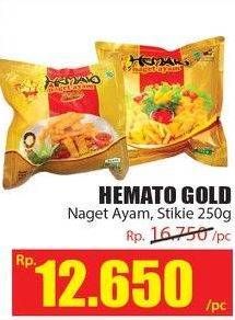 Promo Harga HEMATO GOLD Nugget Ayam, Stikie 250 gr - Hari Hari