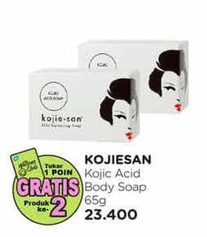 Promo Harga Kojie San Skin Lightening Soap Kojic Acid Soap 65 gr - Watsons