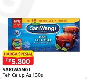 Promo Harga Sariwangi Teh Asli 30 pcs - Alfamart