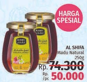 Promo Harga ALSHIFA Natural Honey 250 gr - LotteMart
