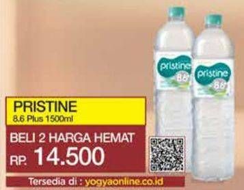 Promo Harga Pristine 8 Air Mineral 1500 ml - Yogya