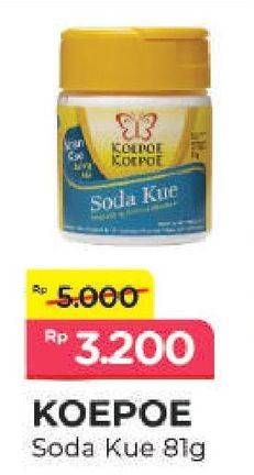 Promo Harga Koepoe Koepoe Soda Kue 81 gr - Alfamart