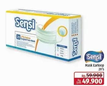 Promo Harga Sensi Mask 3 Ply Earloop 20 pcs - Lotte Grosir