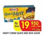 Promo Harga KRAFT Quick Melt 165 gr - Superindo