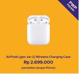 Promo Harga APPLE AirPods Generasi Ke-2  - iBox