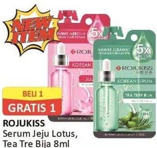 Promo Harga ROJUKISS Pore Expert 5X Serum Mask Jeju Lotus, Tea Tree Bija 8 ml - Alfamart