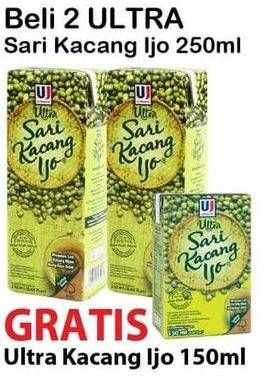 Promo Harga ULTRA Sari Kacang Ijo 250 ml - Alfamart
