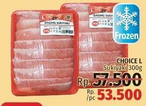 Promo Harga CHOICE L Sukiyaki 300 gr - LotteMart